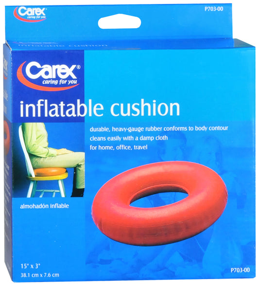 Carex Rubber Inflatable Ring Cushion