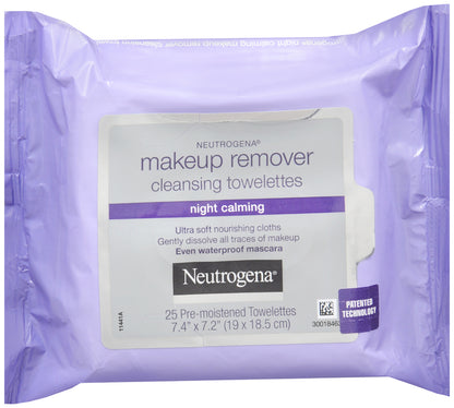 Neutrogena Makeup Remover Cleansing Cloths Night Calming 25ct