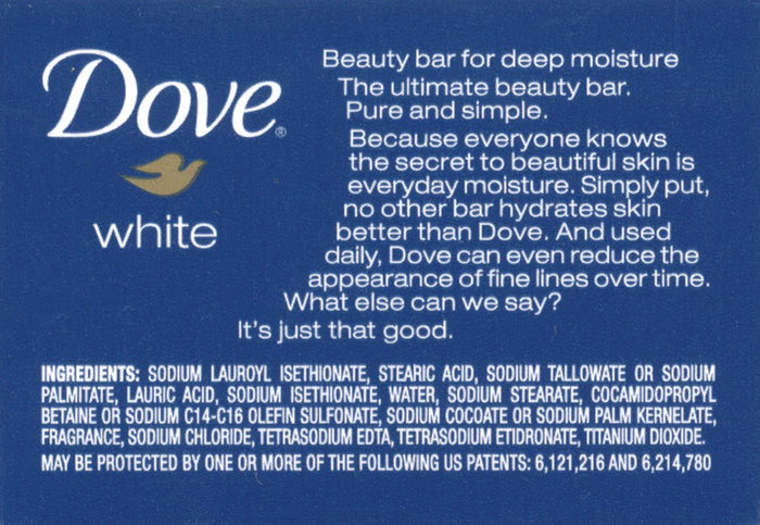 DOVE BAR SOAP WHITE 3.15OZ