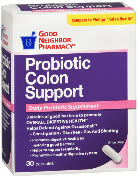 Probiotic Colon Support Capsules 30ct