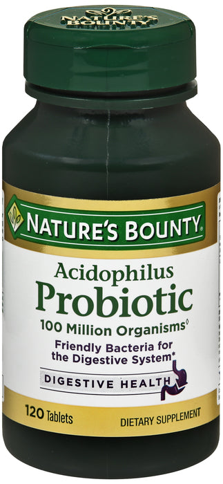Nature's Bounty Acidophilus Probiotic Tablets 120ct