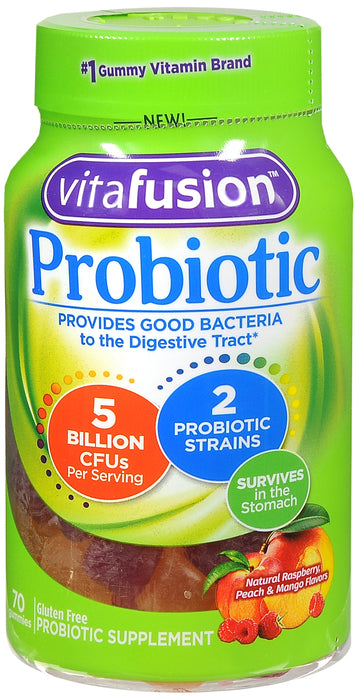 Vitafusion Probiotic Supplement Gummies 70ct