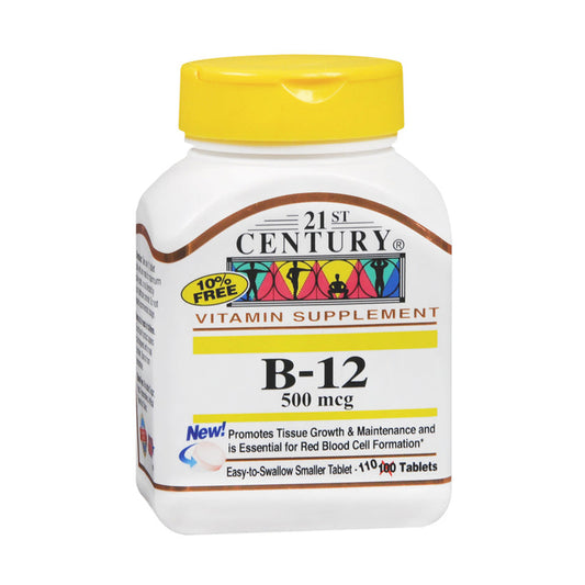 Vitamin B12 500MCG Tab 110CT