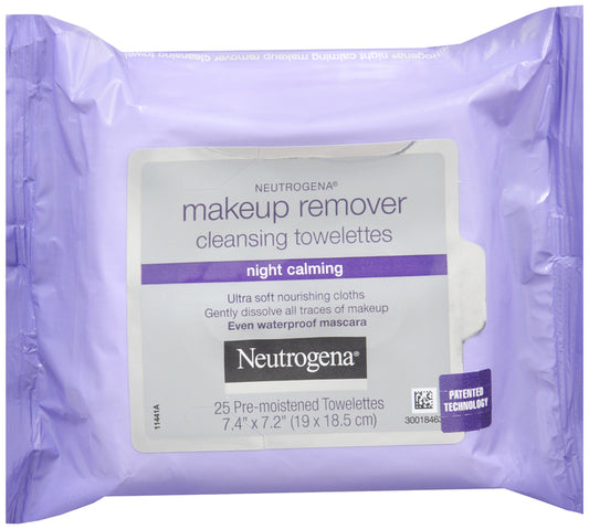 Neutrogena Makeup Remover Cleansing Cloths Night Calming 25ct