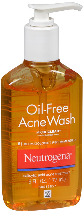 Neutrogena Oil-Free Salicylic Acid Acne Fighting Face Wash 6oz
