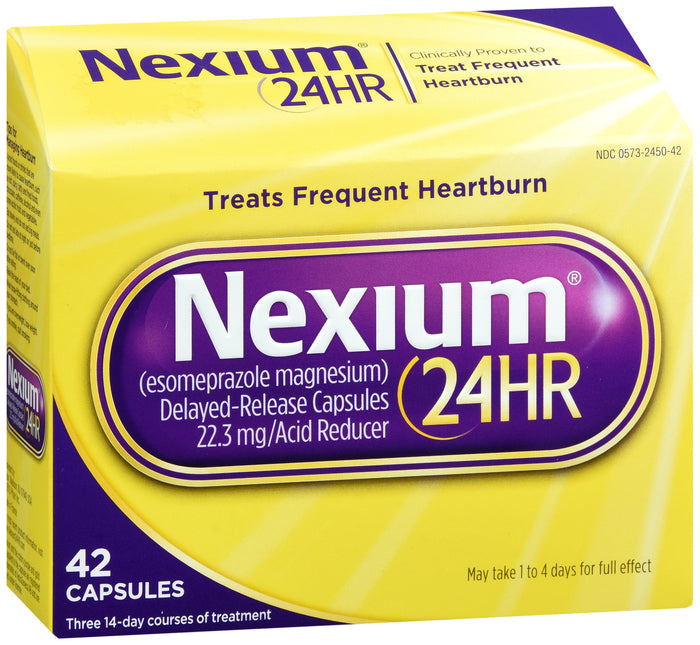 Nexium 24HR Capsules Clear Minis - 42 ct