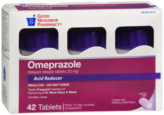 Omeprazole Acid Reducer 20mg Tablets