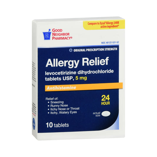 GNP Allergy Relief 24 HR 5mg, Tablets 10ct