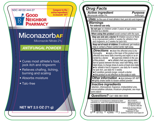 GNP MiconazorbAF Antifungal Powder, 2.5 Oz